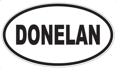 DONELAN - Oval Magnet