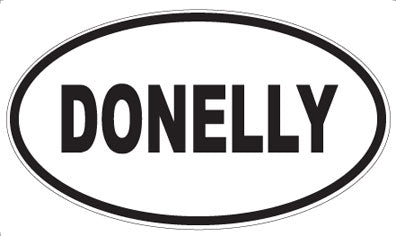 DONELLY - Oval Magnet