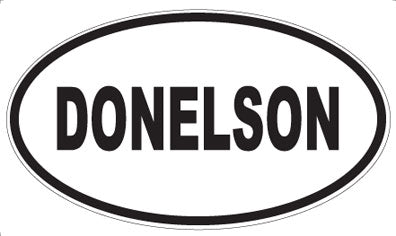 DONELSON - Oval Sticker