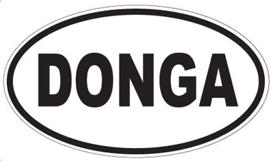 DONGA - Oval Sticker