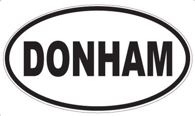 DONHAM - Oval Magnet