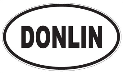 DONLIN - Oval Magnet