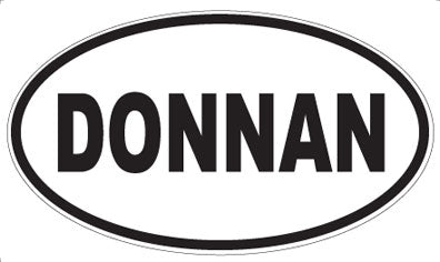 DONNAN - Oval Magnet