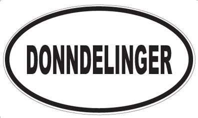 DONNDELINGER - Oval Magnet