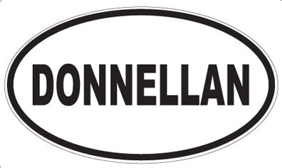 DONNELLAN - Oval Sticker