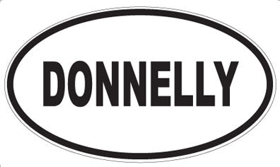 DONNELLY - Oval Magnet