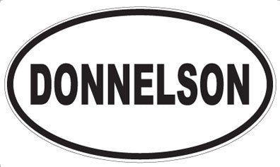 DONNELSON - Oval Sticker