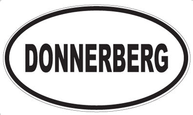 DONNERBERG - Oval Sticker