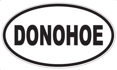 DONOHOE - Oval Sticker