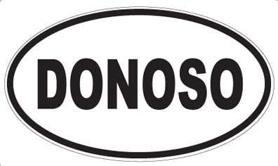 DONOSO - Oval Sticker