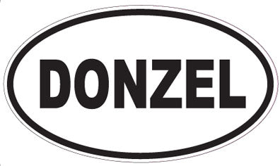 DONZEL - Oval Sticker