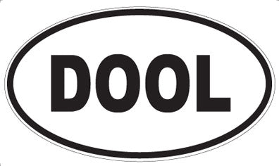 DOOL - Oval Sticker
