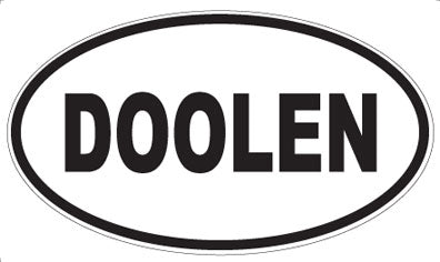 DOOLEN - Oval Sticker