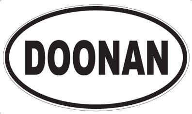 DOONAN - Oval Sticker