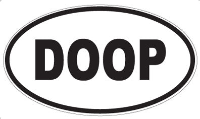 DOOP - Oval Magnet