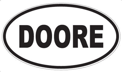 DOORE - Oval Magnet