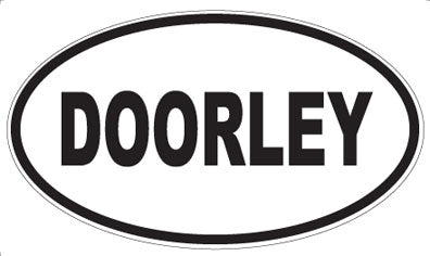 DOORLEY - Oval Magnet