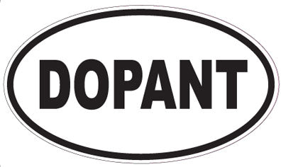DOPANT - Oval Sticker