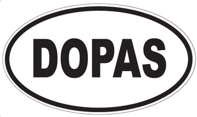 DOPAS - Oval Sticker