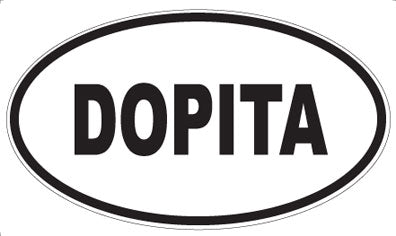 DOPITA - Oval Sticker