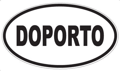 DOPORTO - Oval Sticker