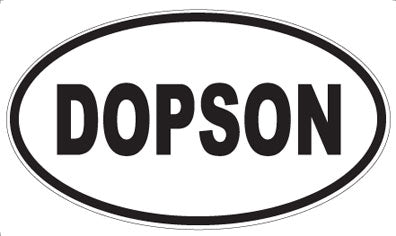 DOPSON - Oval Magnet