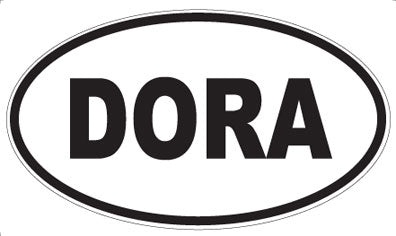 DORA - Oval Sticker