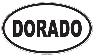 DORADO - Oval Magnet
