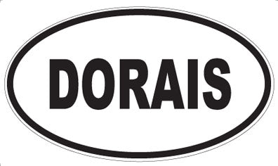 DORAIS - Oval Sticker