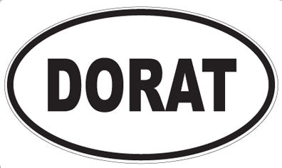 DORAT - Oval Sticker