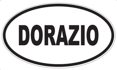 DORAZIO - Oval Sticker