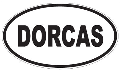 DORCAS - Oval Sticker