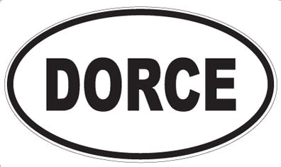 DORCE - Oval Sticker