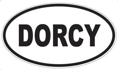 DORCY - Oval Sticker