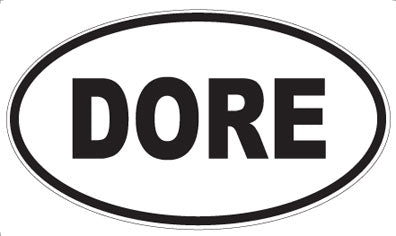 DORE - Oval Magnet
