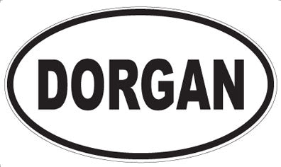 DORGAN - Oval Sticker