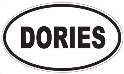 DORIES - Oval Sticker