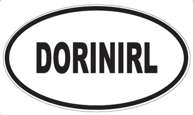DORINIRL - Oval Sticker