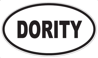 DORITY - Oval Sticker