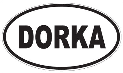 DORKA - Oval Sticker