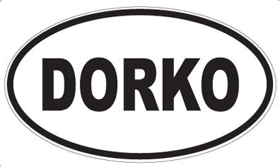 DORKO - Oval Sticker