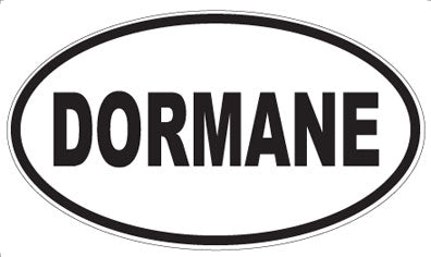 DORMANE - Oval Sticker