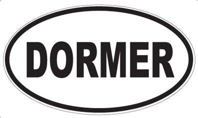 DORMER - Oval Magnet
