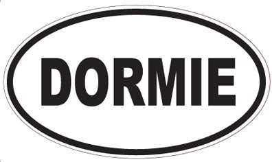 DORMIE - Oval Sticker