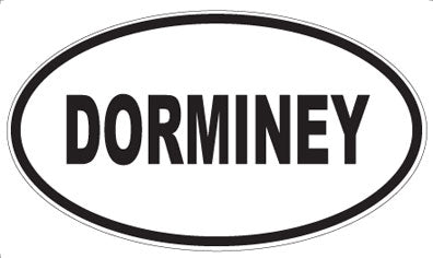 DORMINEY - Oval Sticker