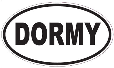 DORMY - Oval Sticker