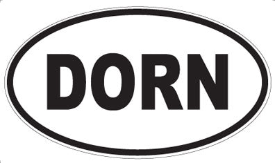 DORN - Oval Sticker