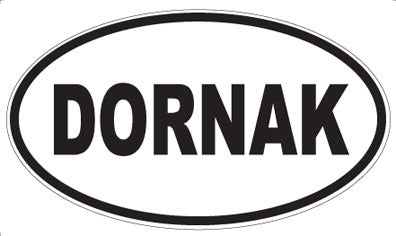 DORNAK - Oval Magnet