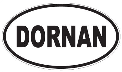 DORNAN - Oval Magnet