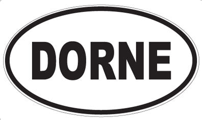 DORNE - Oval Sticker